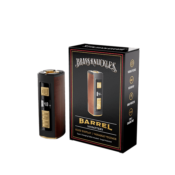 brass knuckles cart BARREL battery